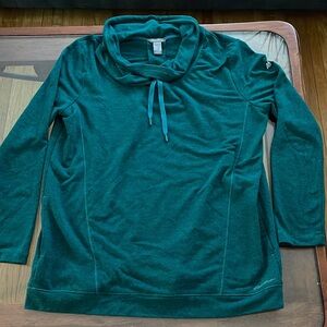 Eddie Bauer Fairview Pullover Funnel Neck Long Sleeve Tunic with pockets.